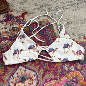 Citrine Swim Camel Top